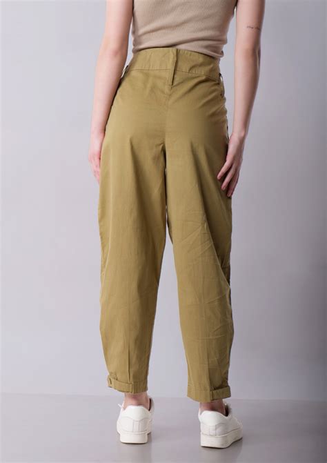 High Waisted Khaki Pants