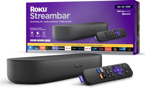 Amazon.com: Roku Streambar 4K HDR Streaming Device & Premium Soundbar ...