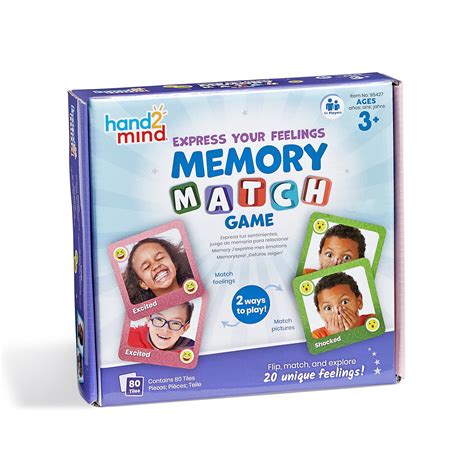 hand2mind Express Your Feelings Memory Match Child India | Ubuy