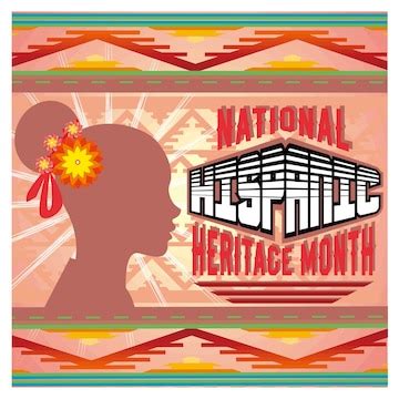 Hispanic heritage month hispanic and latino culture | Premium Vector