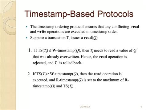 Image result for Timestamp Ordering Protocol
