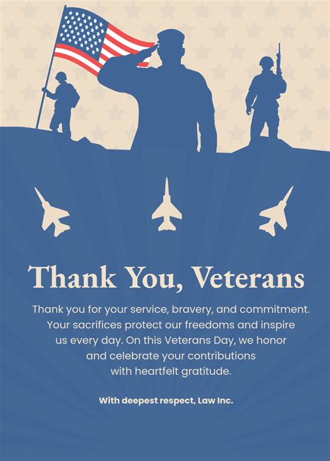 Free Veterans Day Templates to Edit Online