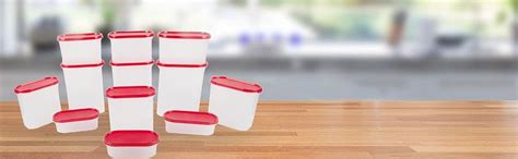 Buy Cutting EDGE 2400 ml Modular Plastic Container Set of 6, BPA-Free ...