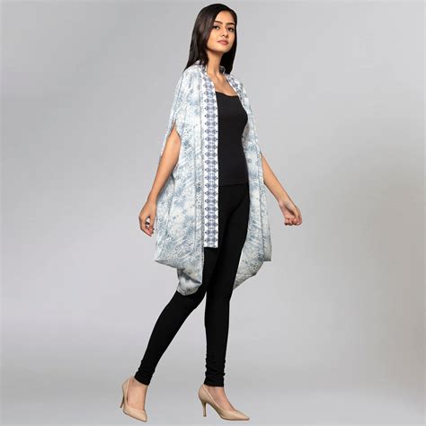 Purple Animal Print Silk Cape – First Resort by Ramola Bachchan