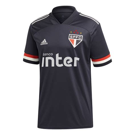 Camisa São Paulo III 20/21 s/n° OFICIAL c/ Patrocínio Torcedor - FUT RETRO