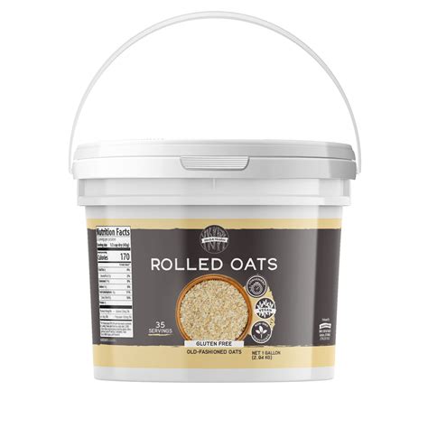 Snapklik.com : Birch & Meadow 1 Gallon Of Gluten-Free Rolled Oats