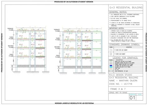 Design of RCC Residential Building | CEPT - Portfolio