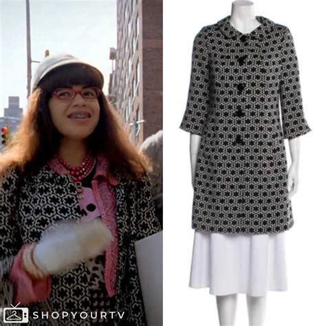Ugly Betty: Season 3 Episode 8 Betty’s Black and White Coat | Shop Your TV