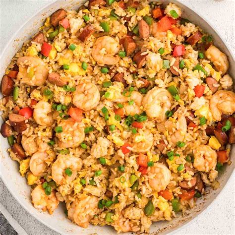 Cajun Fried Rice One Pan Cajun Fried Rice Recipe Made In 30 Minutes