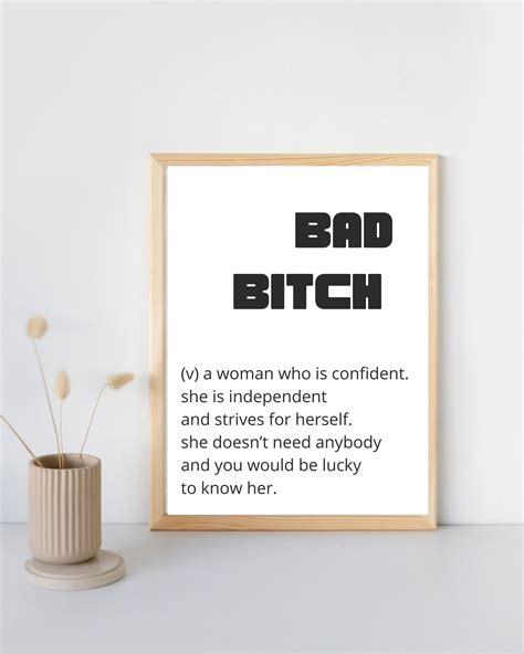 Bad Bitch Quote Digital Download Dirty Quotes Quotes About - Etsy