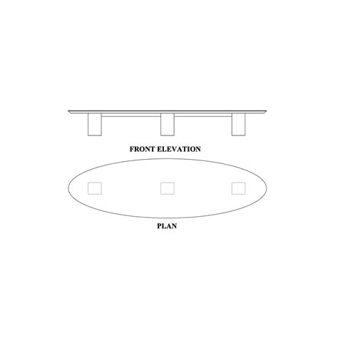 Bahram Oval Boardroom Table - Board Room table - Bahram Collection ...