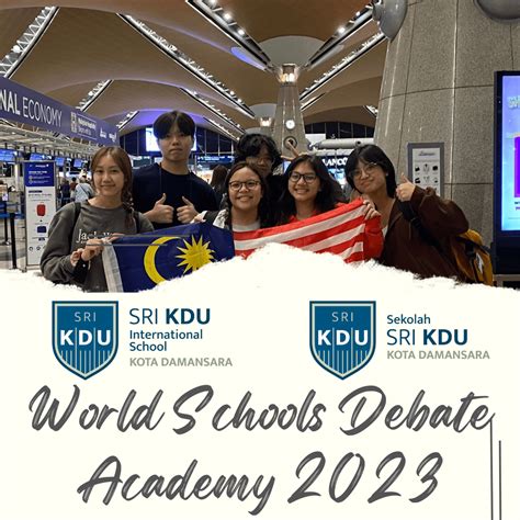 Celebrating Success at the World Schools Debate Academy! | Sri KDU Kota ...