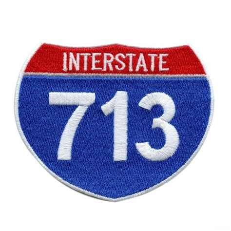 713 Houston Patch Sports Parody Embroidered Iron On
