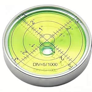 Circular Bubble Levels 60X12MM Accuracy 15'/2 Round High Precision ...