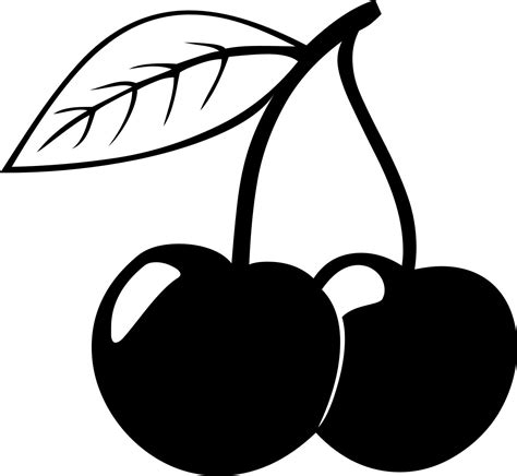 cherrys black #3807291 | Clipart Library
