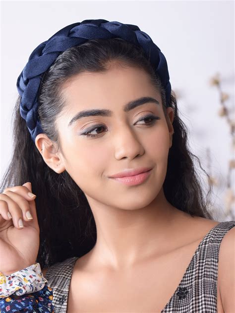 Deep Blue Satin Braided Headband – So Fetch