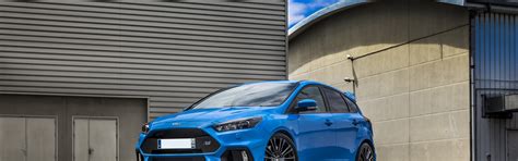 Download wallpaper Ford, Focus, Blue, Hangar, section ford in ...