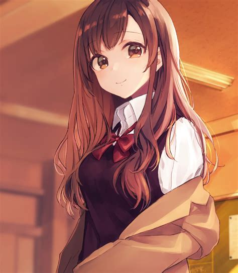 Best Brown Hair Anime Girl at Louis Mitchell blog