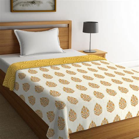 Buy PORTICO Shalimaar Printed Single Bed Dohar - 50 X 224 cm from ...