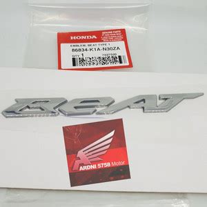 Jual EMBLEM BEAT STICKER STIKER 3D LOGO TULISAN TIMBUL BEAT ORI HONDA ...