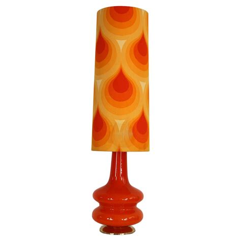 German orange This floor lamp was made in the 70s. It co1970s Floor ...