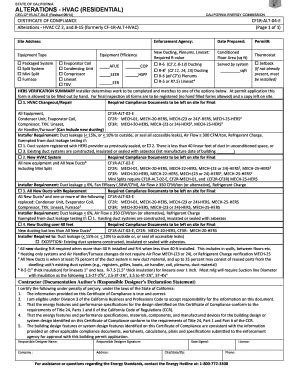 CF1R-ALT-HVAC FORM - City Of Sonoma - Sonomacity - Fill and Sign ...