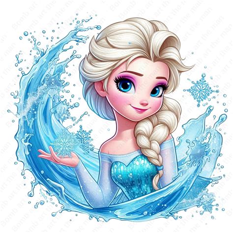 Frozen Princess Clipart, Princess Elsa Clipart, Elsa Splash Png, Frozen ...