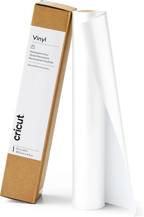 Cricut Premium Permanent Vinyl Roll (12" x 360"), Weather-Resistant ...