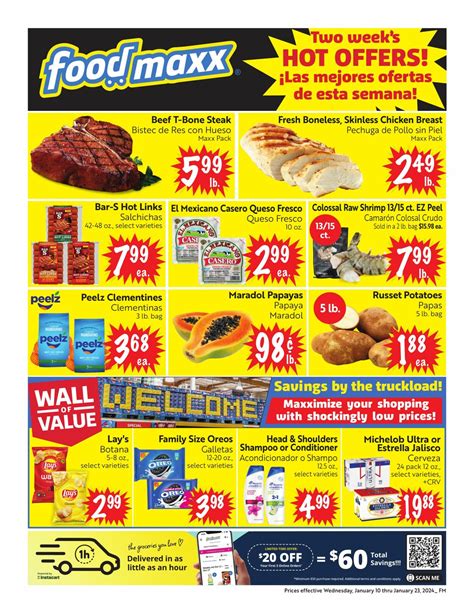 FoodMaxx Ad Circular - 01/10 - 01/23/2024 | Rabato