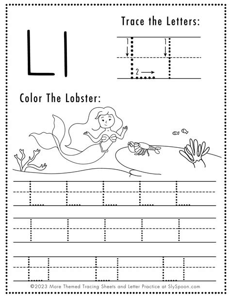 Letter L Tracing Practice For Preschoolers: Fun And Easy Worksheets