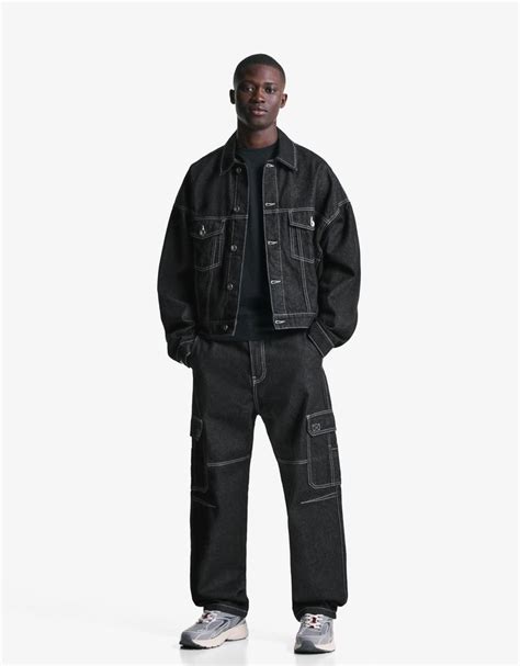 Baggy cargo jeans - Men | Bershka