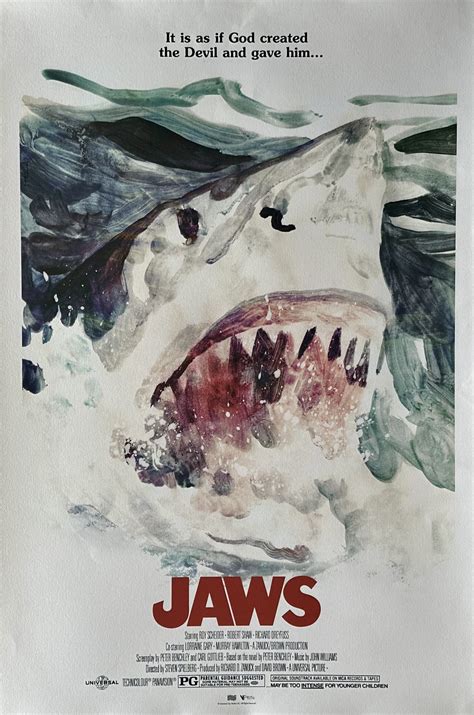 Jaws Alternative Movie Poster - Steven Spielberg - Art Print