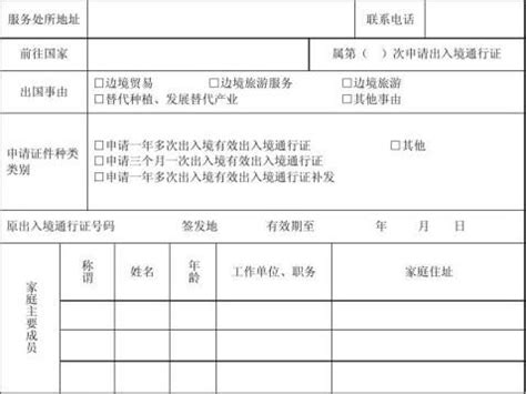 中国公民出入境证件申请表证件照要求 - 护照签证照片尺寸