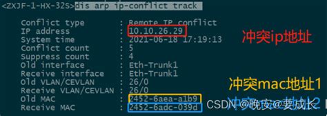 IP冲突解决办法_dis arp ip-conflict track-CSDN博客