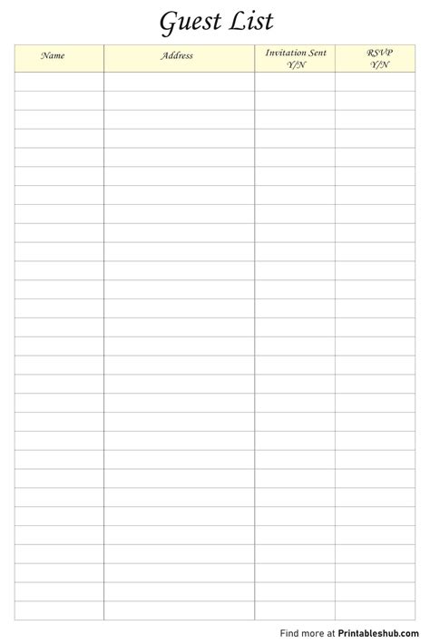 Free printable wedding rsvp checklist, Download Free printable wedding ...