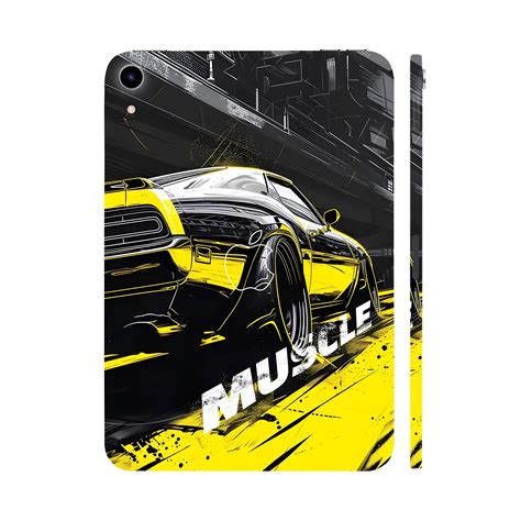 Apple Ipad Air 11 M3 2025 Black Muscle Cars & Bikes Tablet Skins