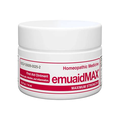 EMUAIDMAX First Aid Ointment 0.5oz Questions & Answers
