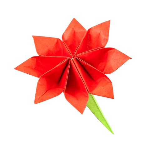 How To Fold An 8 Petal Origami Flower - Folding Instructions - Origami Guide