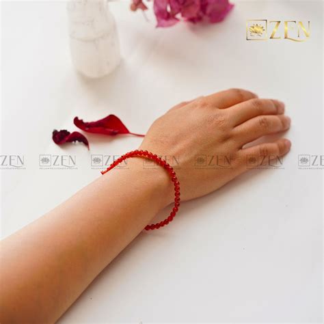 Revitalize Your Spirit with the Red Carnelian Bracelet - 4mm | Embrace ...