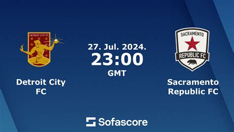Detroit City FC vs Sacramento Republic FC live score, H2H and lineups ...