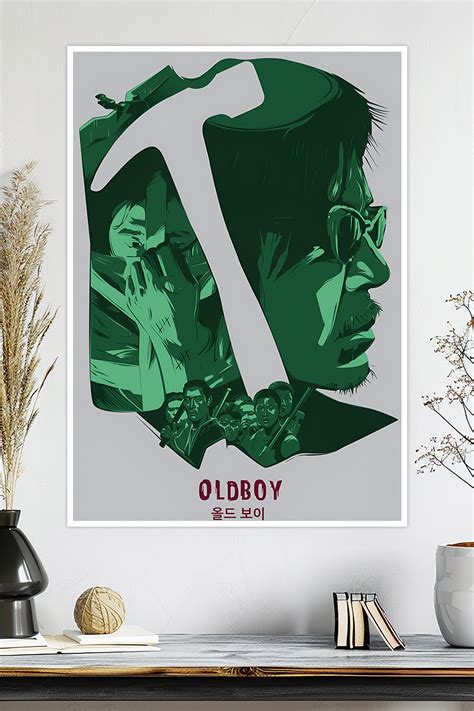 Oldboy (2003) | Korean Neo-Noir | Movie Poster – ThePosterPalette