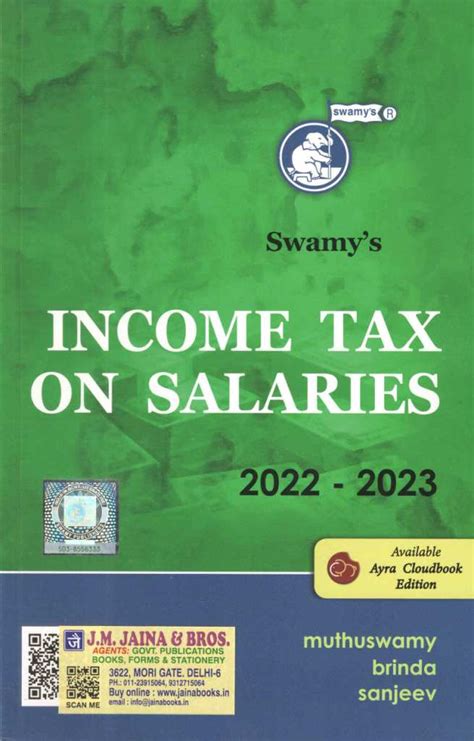 Buy online Swamys Income Tax on Salaries 2022 - 2023 54th Edition