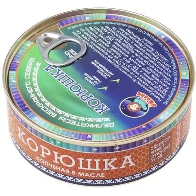 Корюшка копченая в масле 240г - купить в Москве по выгодной цене в ...