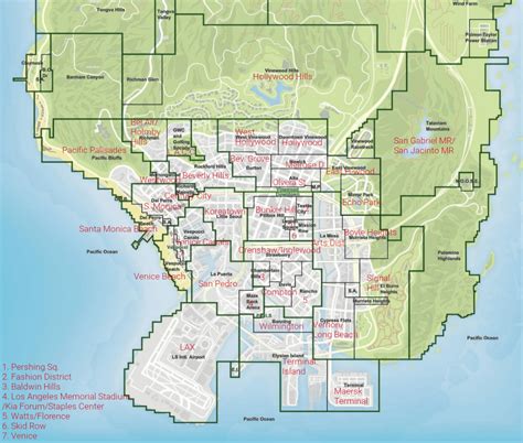 GTA V (Los Santos) neighborhoods IRL : r/GTA - population of los santos gta 5