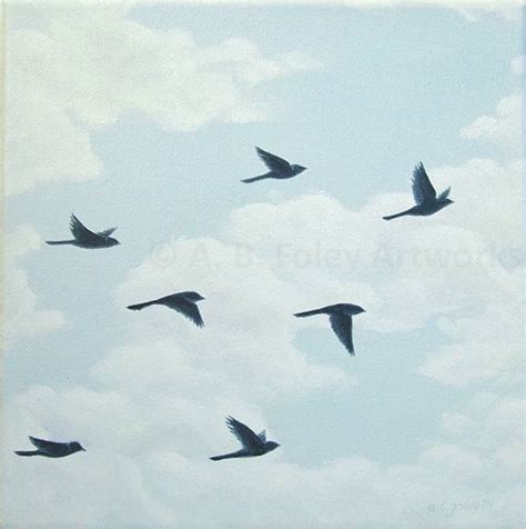 bird drawing in sky