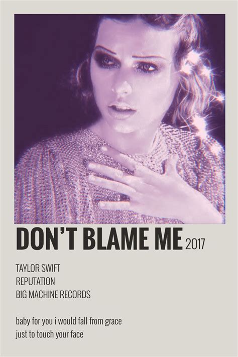 don’t blame me poster polaroid - taylor swift - reputation in 2021 ...