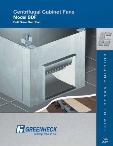 Centrifugal Fan Performance Supplement - Single Width - Greenheck - PDF ...