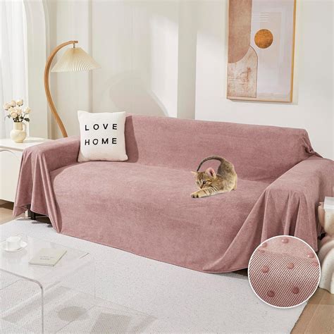 Amazon.com: MEETSKY Couch Cover for 3 Cushion Cat Scratch Proof Couch ...