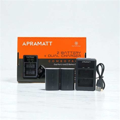 Camera Battery + Charger Combo Packs – Apramatt – Apramatt India