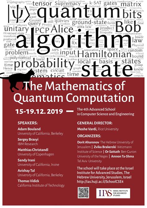 The Mathematics of Quantum Computation | The 4th Advanced School in ...
